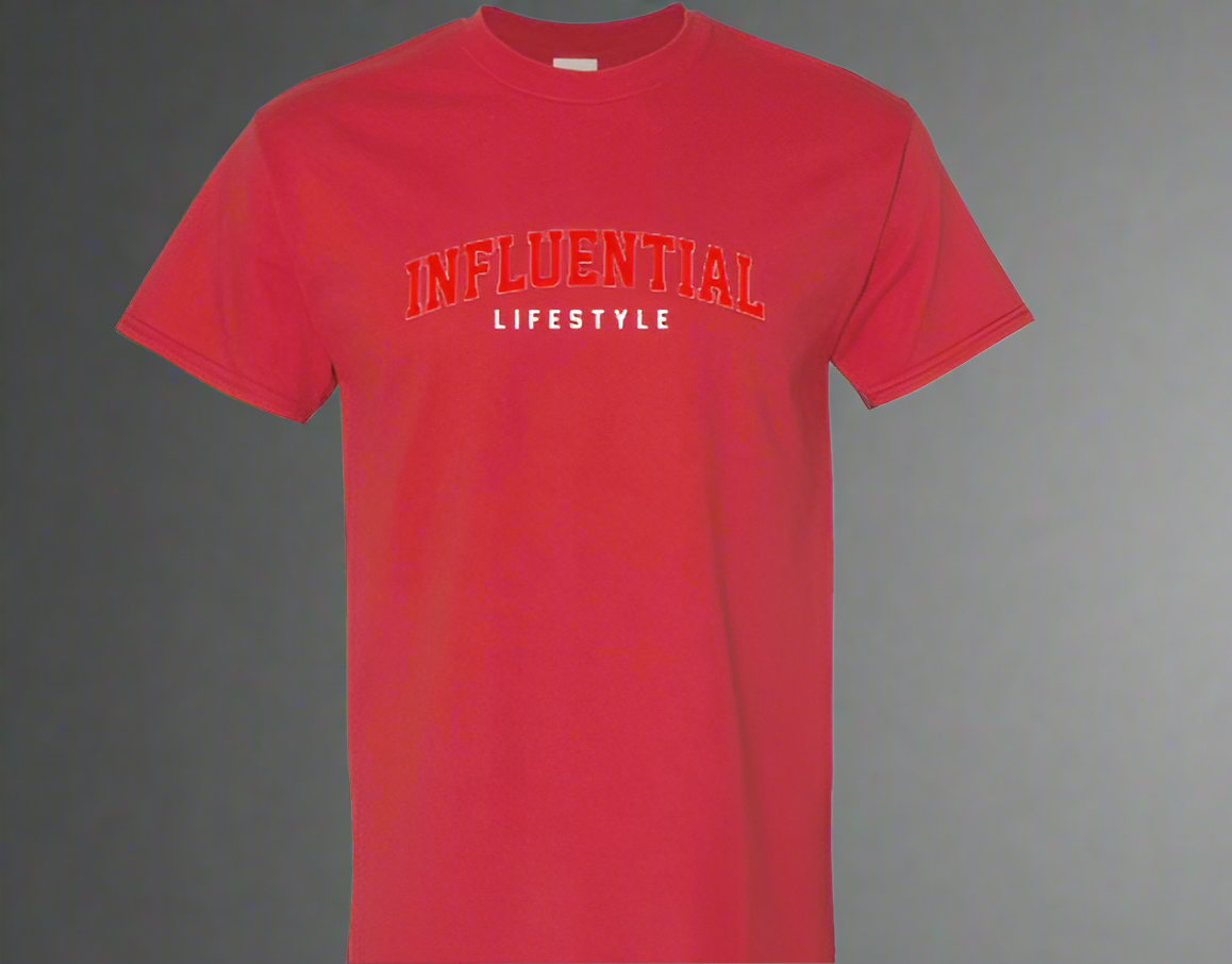 Influential Red Collegiate Tee