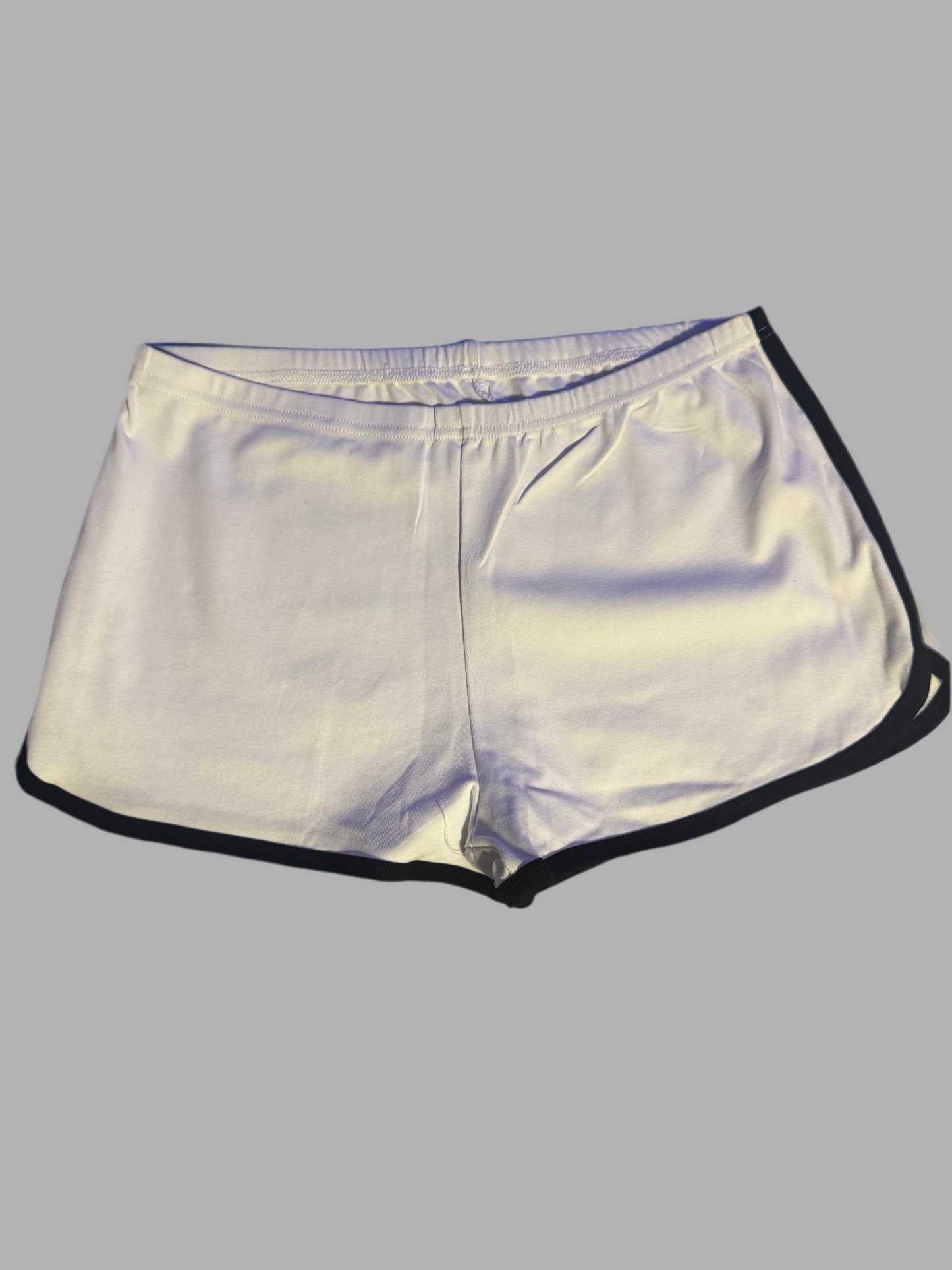 Ladies Dolphin shorts (White/Black)
