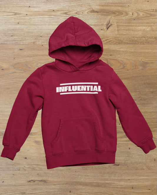 OG Influential Hoodie(Maroon and Silver)